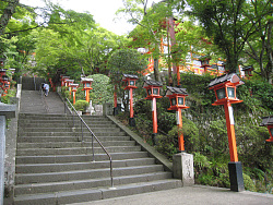 本殿までの最後の石段
