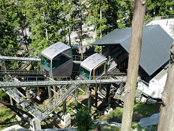 途中から見たエレビーター