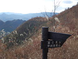 正面に富士山が見えるのだが