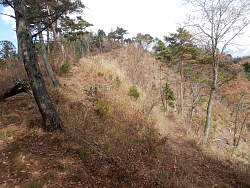 見晴らしの良い尾根歩き